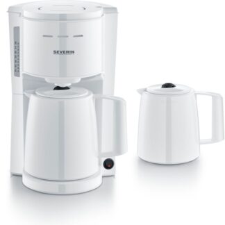 Severin KA 9309 white Filter Coffee Maker with 2 Pots