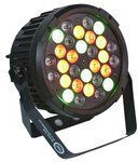 Light4Me Black PAR 30x3W RGBA-UV LED - LED stage spotlight