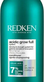 Redken Acidic Grow Full System Acondicionador, Sistema De Densidad y Fuerza Para Cabello Fino 1000ml